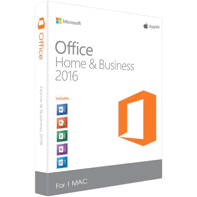 MICROSOFT OFFICE 2016 HOME & BUSINESS FOR MAC OS LIFETIME GLOBAL LICENSE