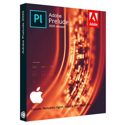 Adobe Prelude 2020 Lifetime Version for Mac